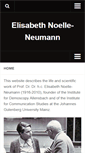 Mobile Screenshot of noelle-neumann.de