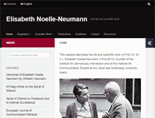 Tablet Screenshot of noelle-neumann.de